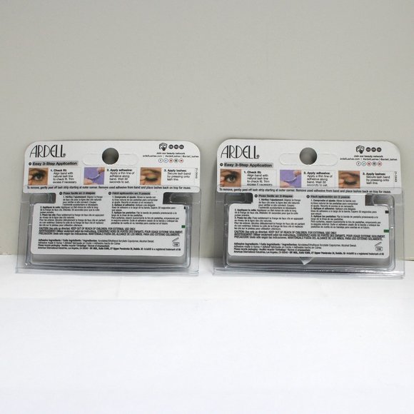 2 Sets New Ardell Professional False Eyelashes Wispies Number 602 Black - Picture 2 of 6